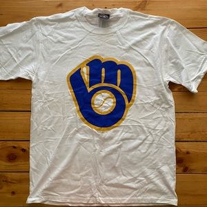 VTG Cooperstown Collection Majestic Brewers Shirt